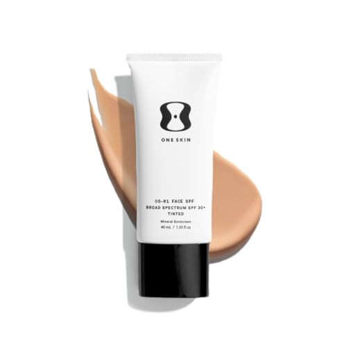 OneSkin FACE SPF OS-01 Peptide Broad Spectrum SPF 30+ Mineral Sunscreen- Scientifically Proven to Protect Skin from UV Aging, Includes Potent Antioxidants (Tinted) | Amazon (US)