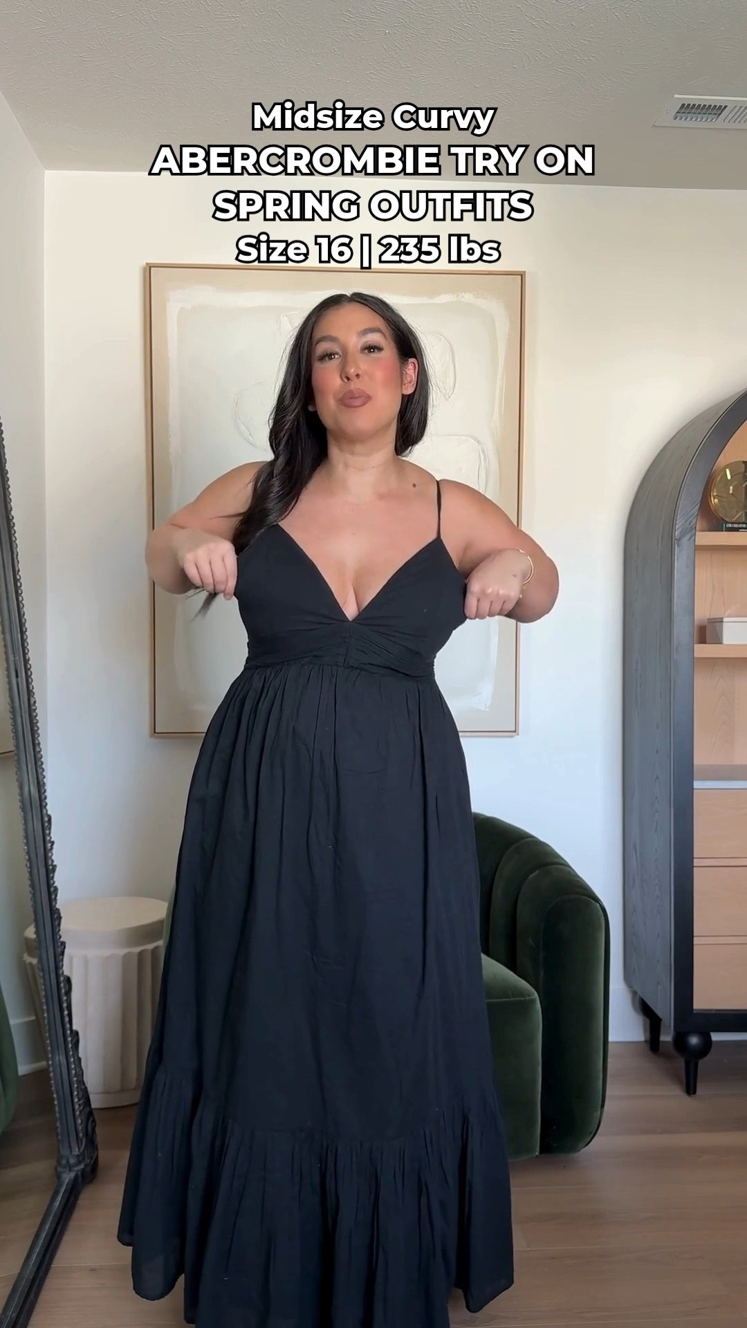 The perfect black dress 🖤 Shop my midsize Abercrombie favorites on sale for 25% off with my exclusive in-app code! 
-
-
-
Abercrombie sale, LTK Spring Sale, Abercrombie midsize, Midsize spring, Midsize spring haul, Midsize sale, Dress, Spring Break Finds, Curvy, Sale, Easter @abercrombie 

#LTKSpringSale #LTKMidsize #LTKootd