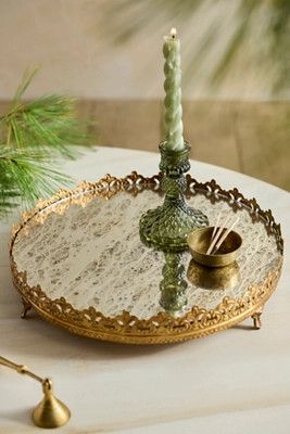 Antique Mirrored Candle Plinth | Terrain