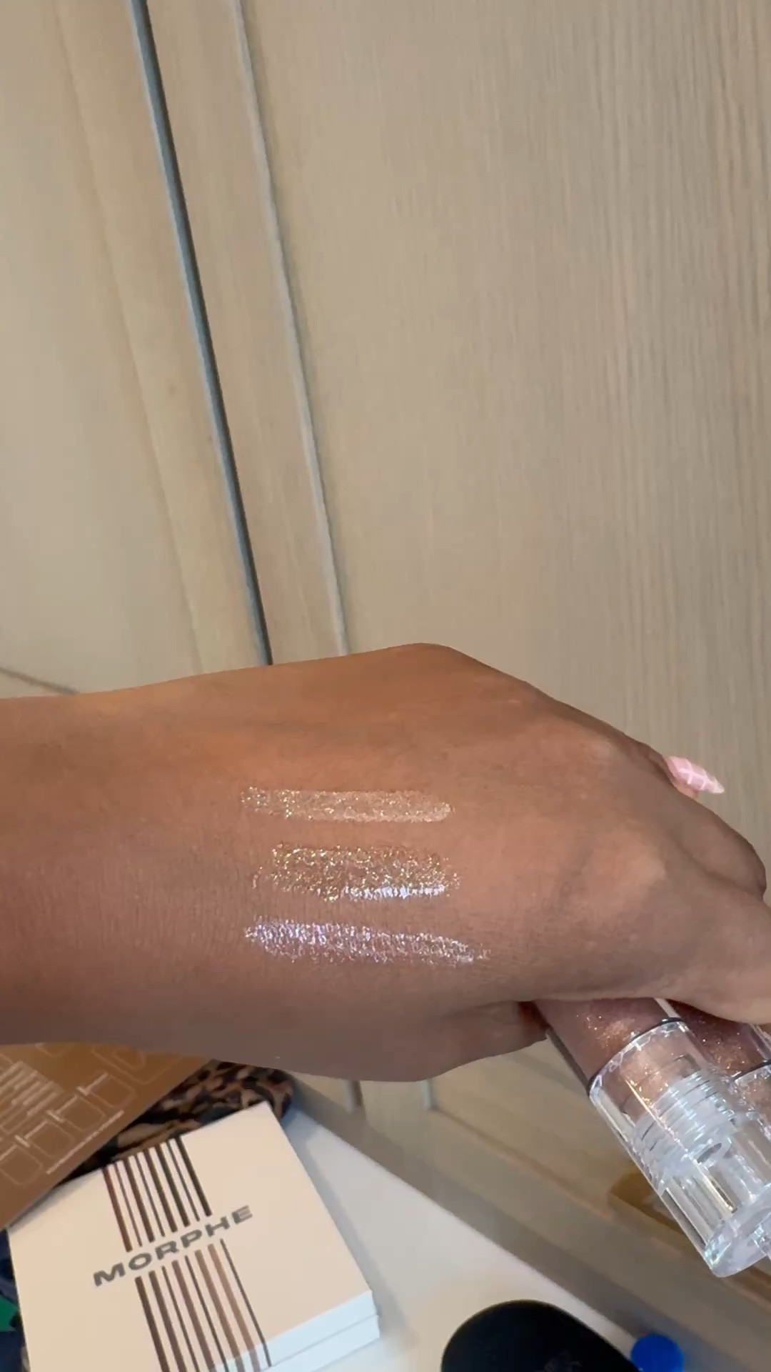 Morphe metallic lipglosses linked here 