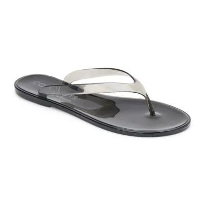 Coconuts by Matisse Women's Vegan, classic flip flop sandal, Black, 9M | Belk