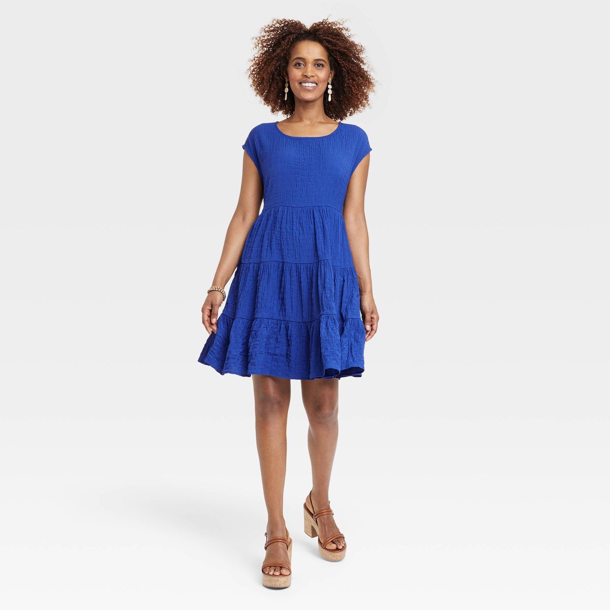 Women's Cap Short Sleeve A-Line Dress - Knox Rose™ | Target