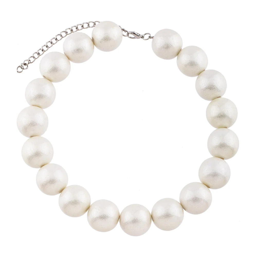 Colar Feminino Esferas Perolado Branco | Renner (BR)