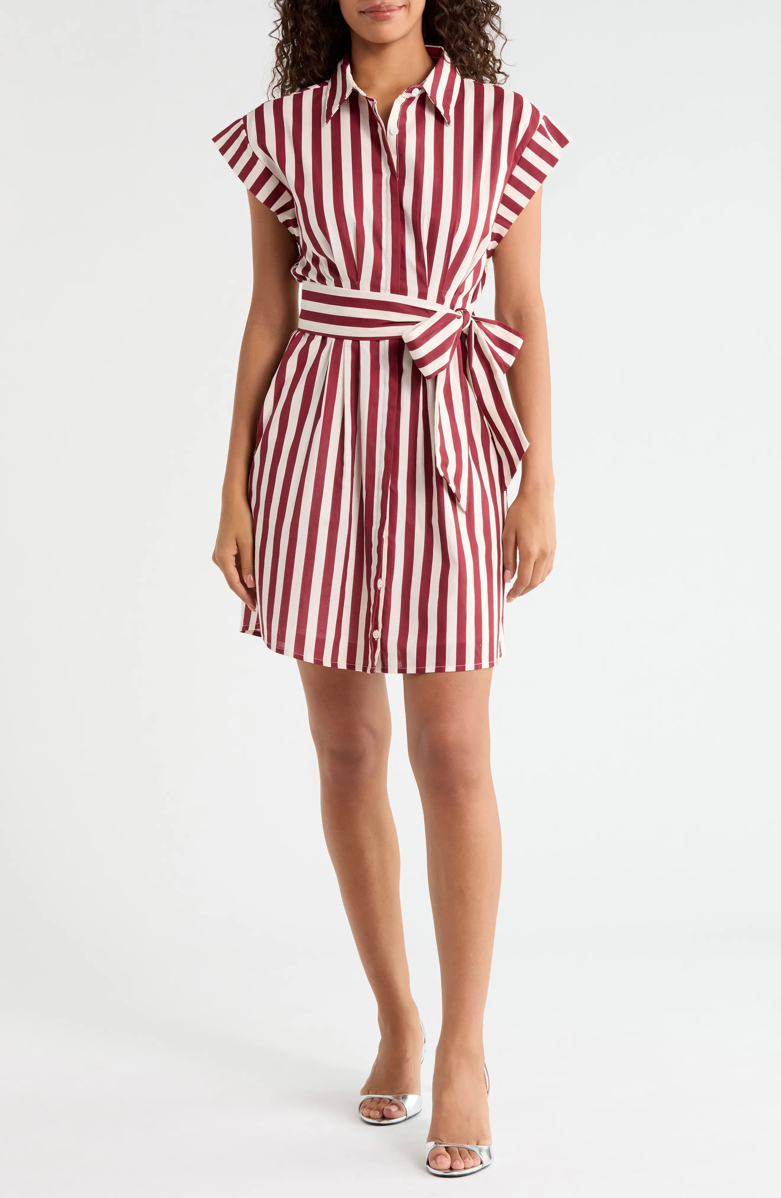 SUGARLIPS Samera Stripe Cotton Minidress (Women) | Nordstrom | Nordstrom