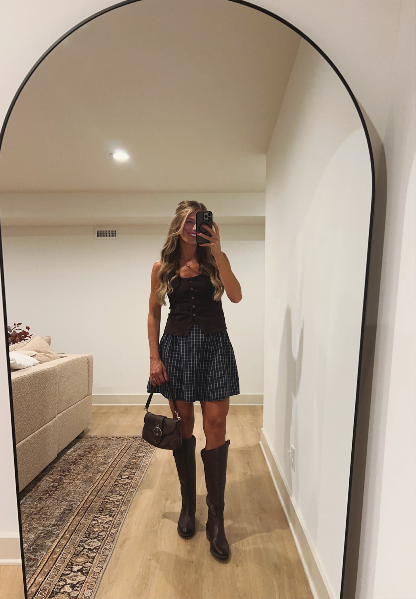Taking this Abercrombie dress into fall with a fitted vest + tall boots! Love this combo!

#LTKSeasonal #LTKTall #LTKgrwm