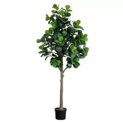 Nearly Natural 12-Foot Artificial Fiddle Leaf Tree | Belk