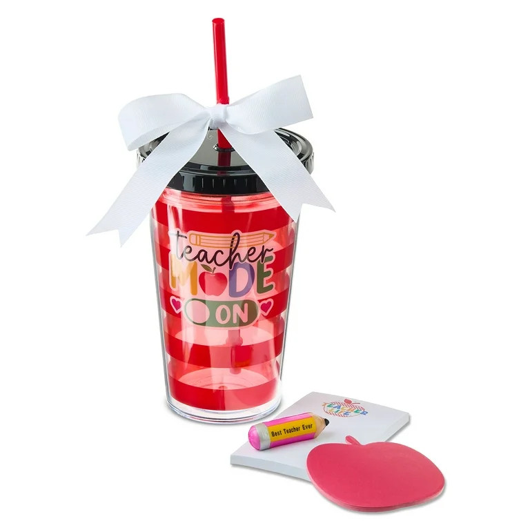 Teacher Tumbler Gift Set, Red, Valentine's Day by Way To Celebrate | Walmart (US)