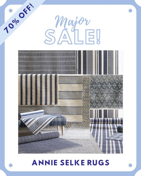 There’s another amazing Spring Sale going on right now!! 😍🙌🏻🌸

Now score up to 70% OFF Annie Selke gorgeous rugs!! Several are actually 70% off and many are available in large sizes! Plus a few are indoor/outdoor ☀️👏🏻👏🏻👏🏻 

#LTKFind #LTKhome #LTKsalealert