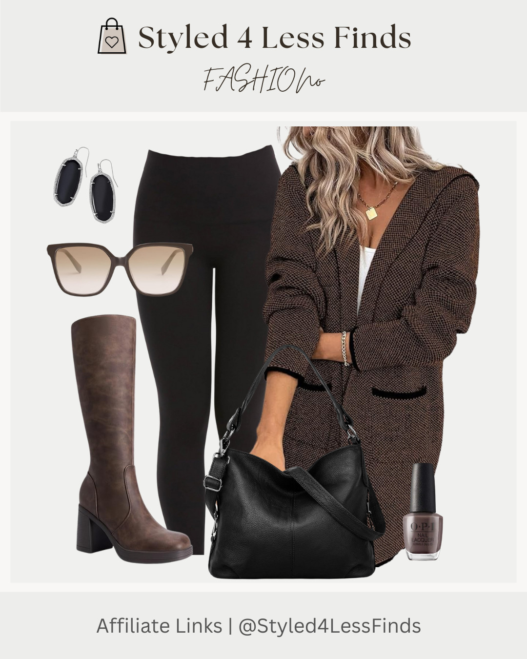 Cozy and chic 🍂 This look is perfect for fall days when you want comfort and style. From the textured cardigan to the knee-high boots — everything is linked for less!

Style Tip: Pair structured boots with leggings to instantly elevate a casual outfit. 

 #LTKcanada #LTKwinter #LTKover50style