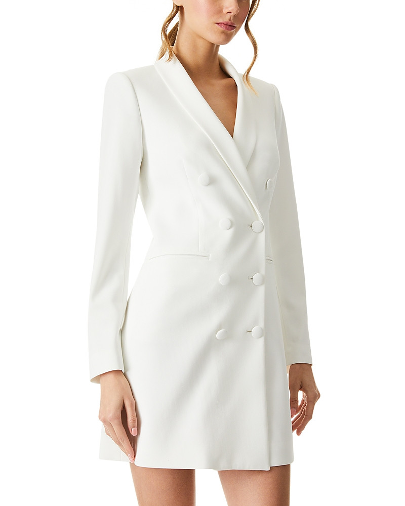 Alice and Olivia Kyrie Tuxedo Dress | Bloomingdale's (US)