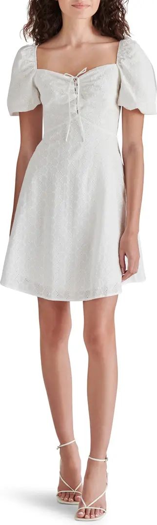 Violeta Eyelet Cotton Minidress | Nordstrom