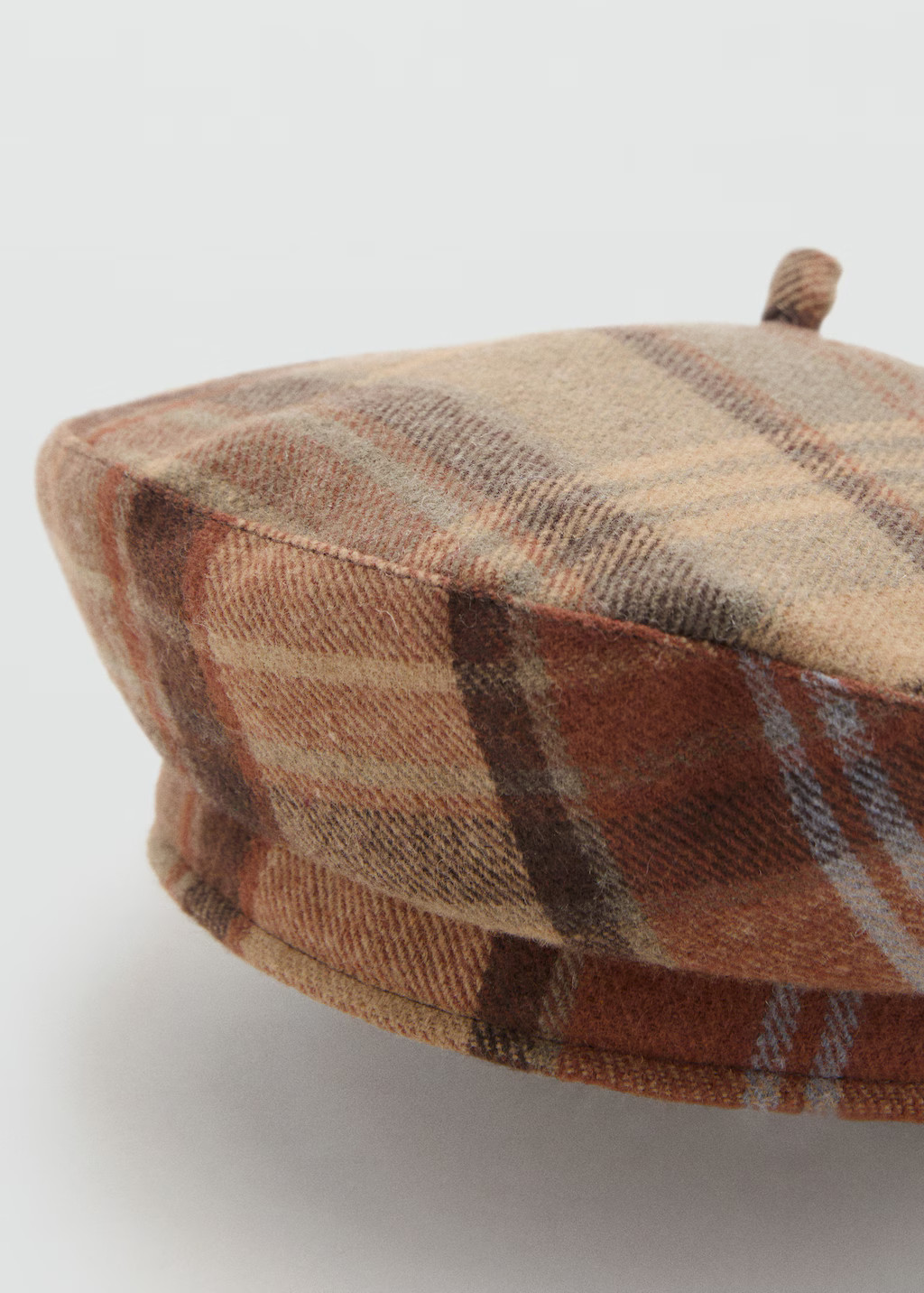 Checked beret - Women | MANGO USA | Mango (US/MX/AU)