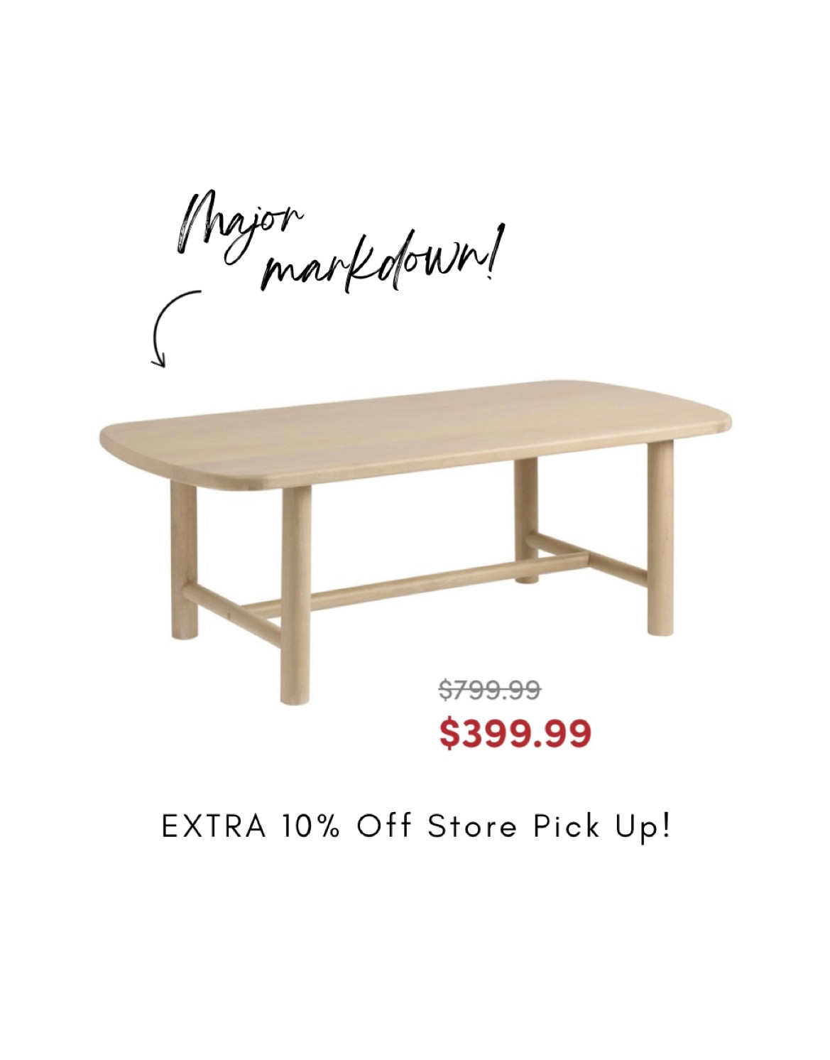 This dining table is the lowest price it will ever be! Absolutely gorgeous! I got this for staging at the flip and it’s stunning! Get an extra 10% off with in store pickup!

Dining room tables, dining tables, dining rooms, furniture sale, oval table, light wood table, home sales, interior design

#LTKSaleAlert #LTKHome
