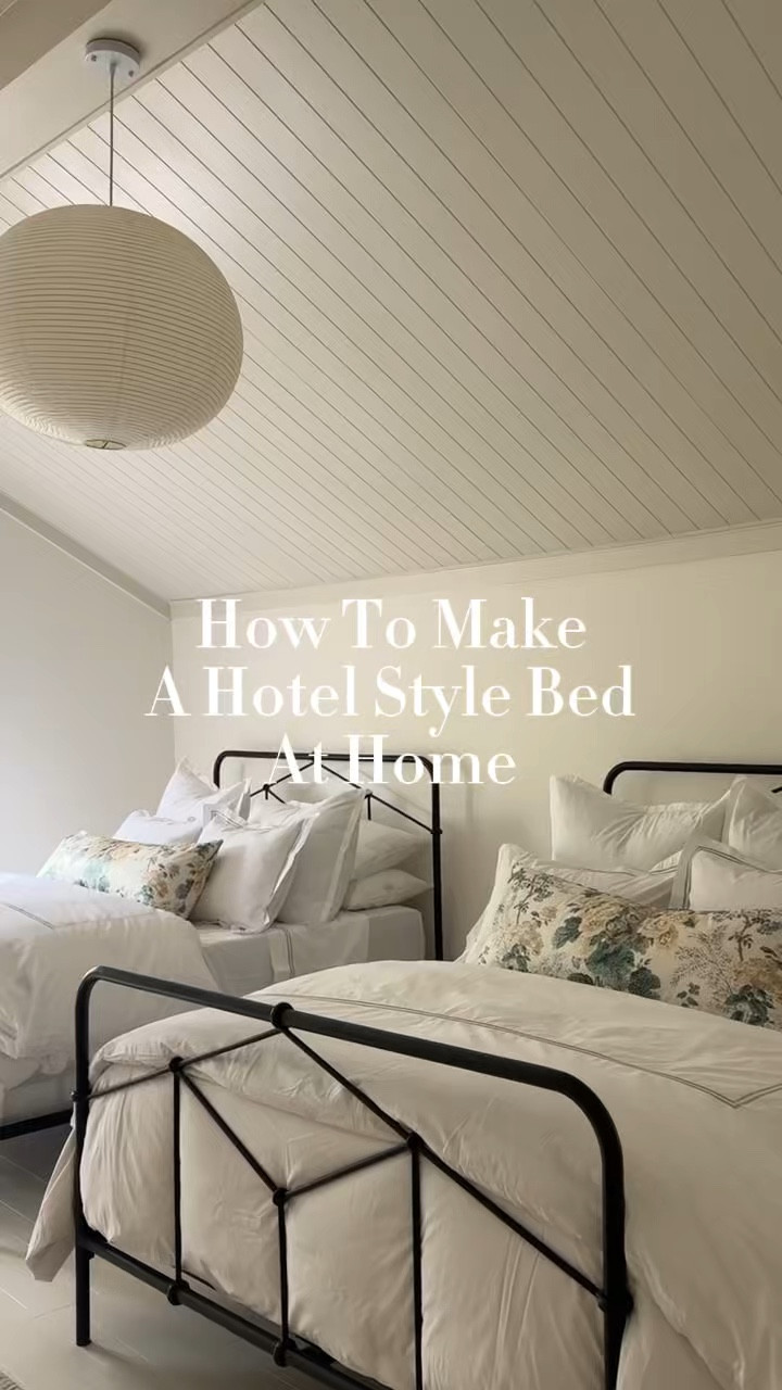 Everything we used to make a hotel-style bed at home! I love crisp, white bedding that makes you want to jump into bed. A super simple formula

#LTKmorningroutine #LTKHome #LTKmomlife
