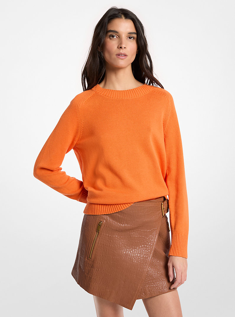 Wool and Cotton Sweater | Michael Kors US