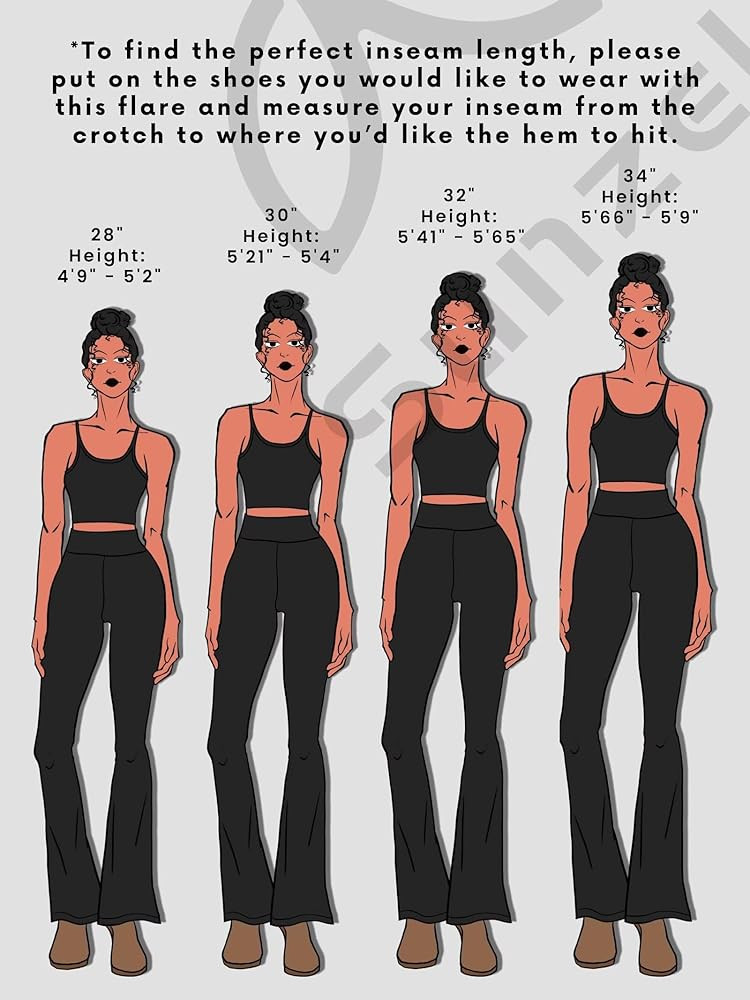 Sunzel Womens Flare Leggings No Front Seam Flare Yoga Pants with Tummy Control Crossover High Wai... | Amazon (US)