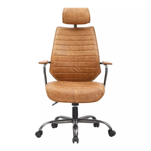 Executive Swivel Office Chair Cognac | Scout & Nimble