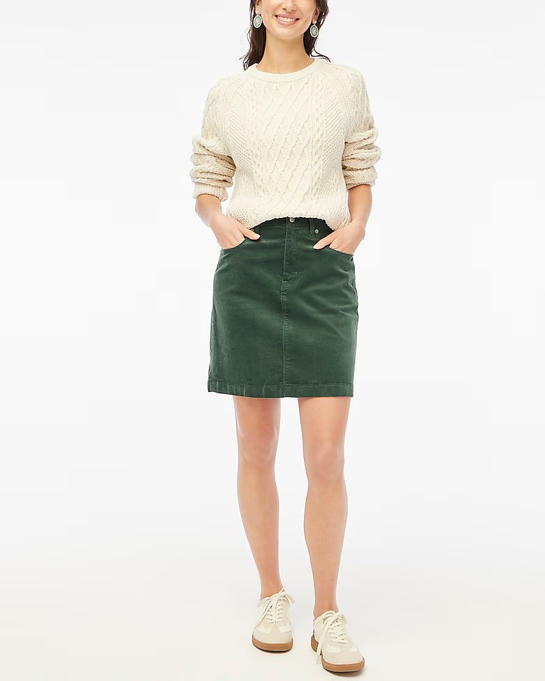 Corduroy mini skirt | J.Crew Factory