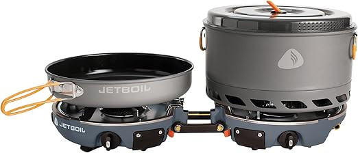Jetboil Genesis Basecamp Backpacking and Camping Stove Cooking System with Camping Cookware | Amazon (US)
