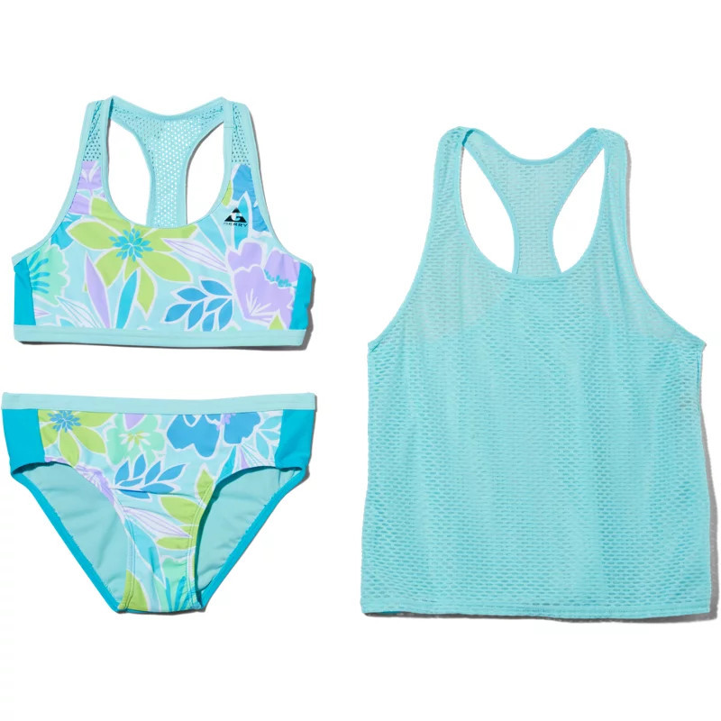 Gerry Girls' Lavish Action Back 3-Piece Swim Set | Academy Sports + Outdoors