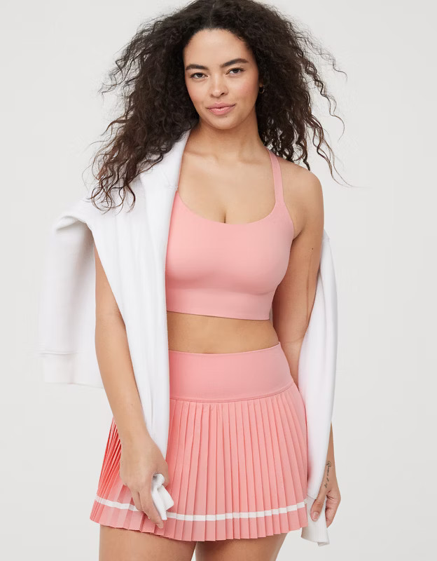 OFFLINE By Aerie Real Me Hold Up! Racerback Sports Bra | American Eagle Outfitters (US & CA)