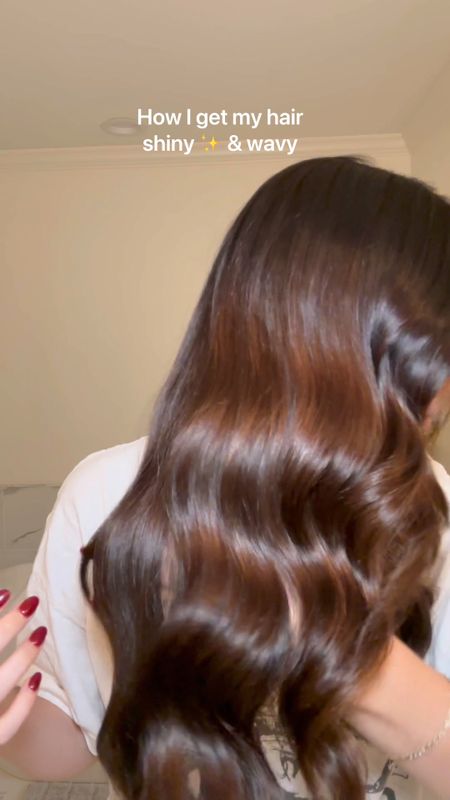 How I get my shiny ✨ wavy hair - this curling iron is 20% off! 

#LTKbeauty #LTKsalealert #LTKVideo