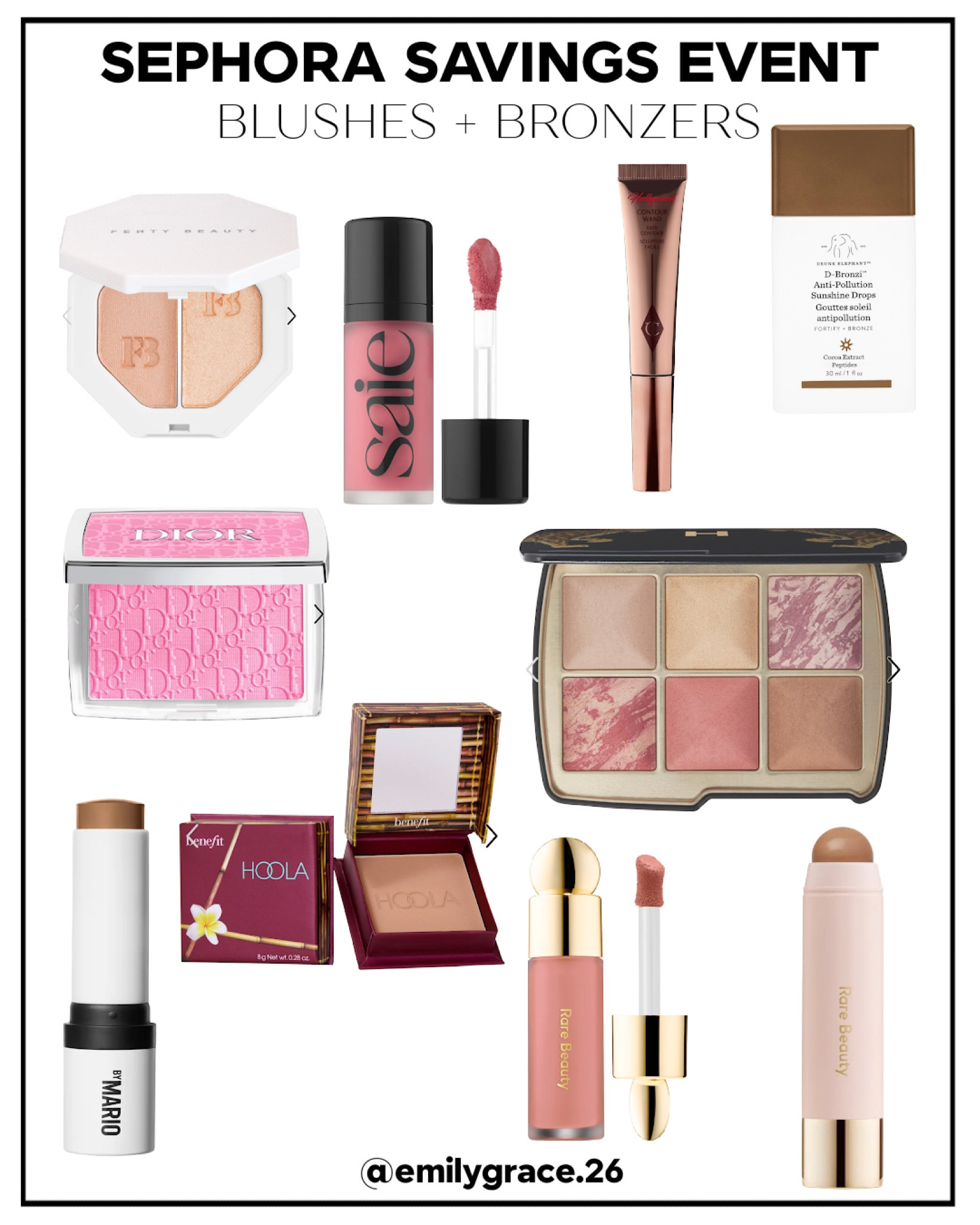 Sephora sale blush + bronzer picks 🛍️✨ #sephorasale

#LTKHolidaySale #LTKsalealert #LTKbeauty