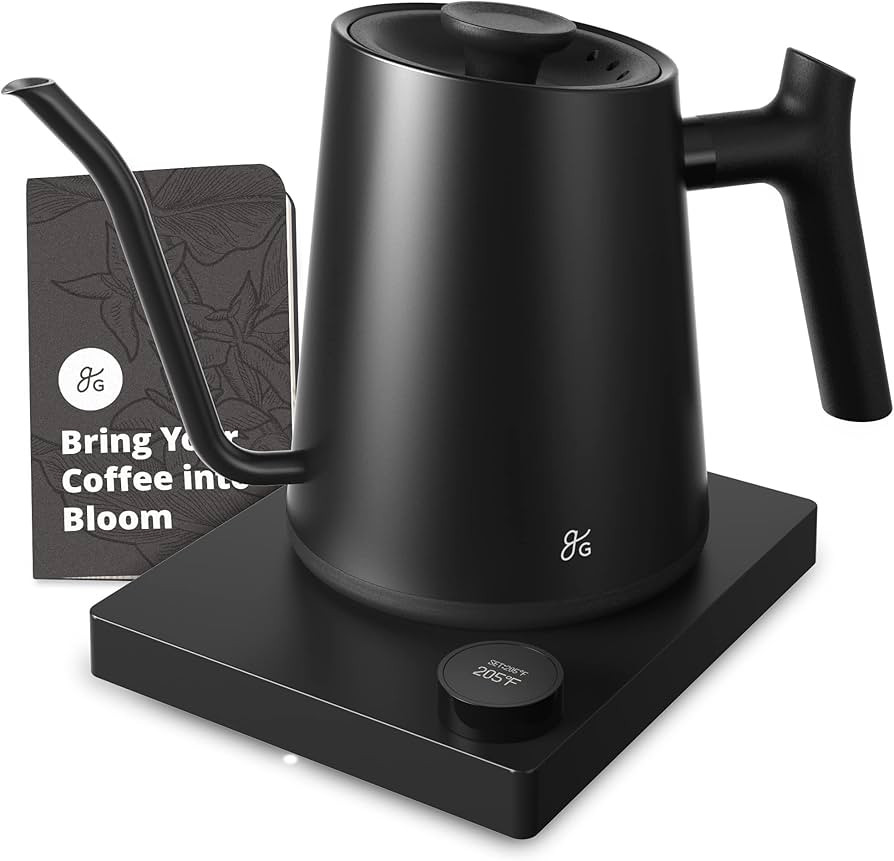 Greater Goods Electric Gooseneck Kettle with a Counterbalanced Handle, Perfect for Tea and Pour O... | Amazon (US)
