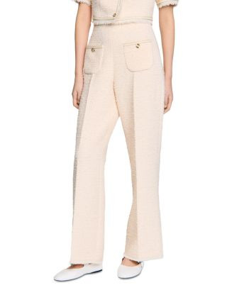 Sandro Decorative Tweed Trousers  | Bloomingdale's Sandro Women's Clothing | Bloomingdale's (US)