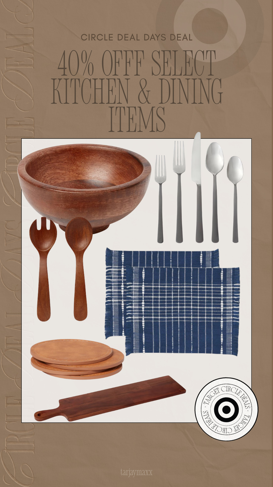 40% off select kitchen & dining finds!! These are the kinds of pieces that instantly make a table feel more elevated without spending a fortune. 

wedding guest dress summer, summer outfits, summer dresses, country concert outfits, date night outfits, concert outfits, travel outfits, vacation outfits beach, business casual workwear, Target Finds, Circle Deal Days
 

 #LTKSeasonal #LTKHome