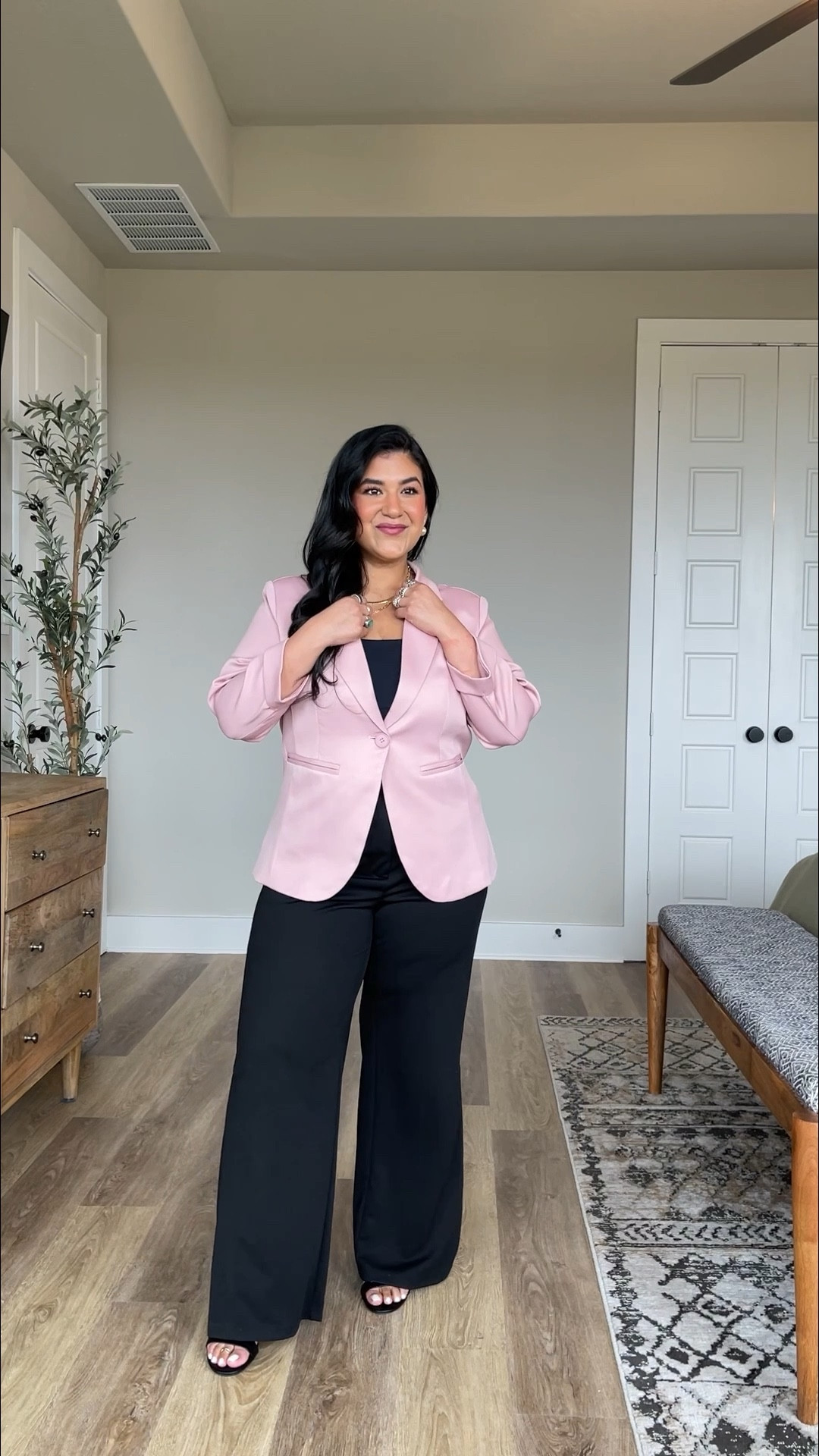 I’m 5’1” size 12 // BLAZER: from Walmart, size up!! I’m wearing a size 14. So soft and comfy // PANTS: from Amazon, size large, very soft and stretchy material // TANK: Amazon, size large // SHOES: true to size 

#LTKootd #LTKMidsize #LTKPetite