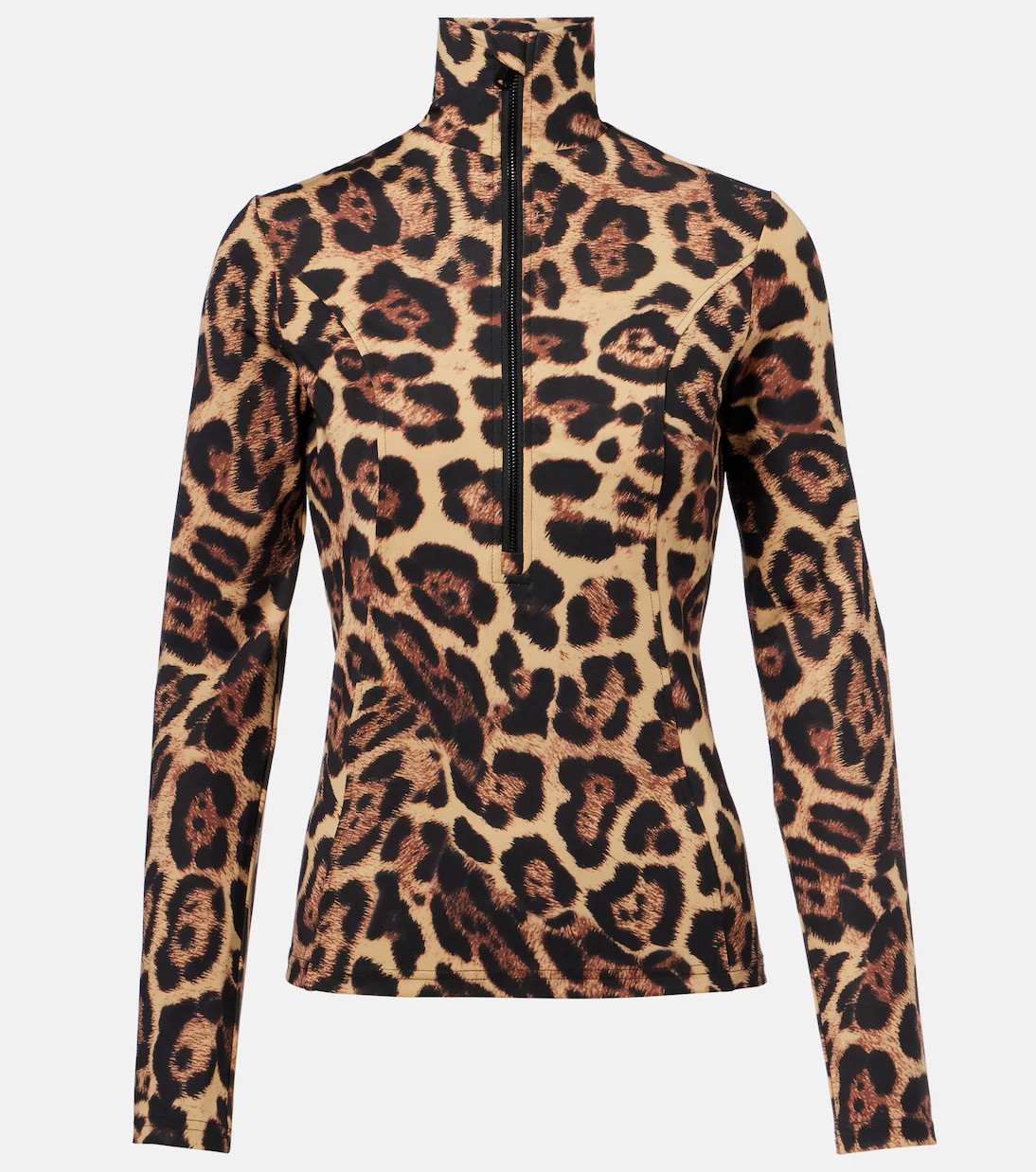Leona leopard-print half-zip ski top | Mytheresa (US/CA)