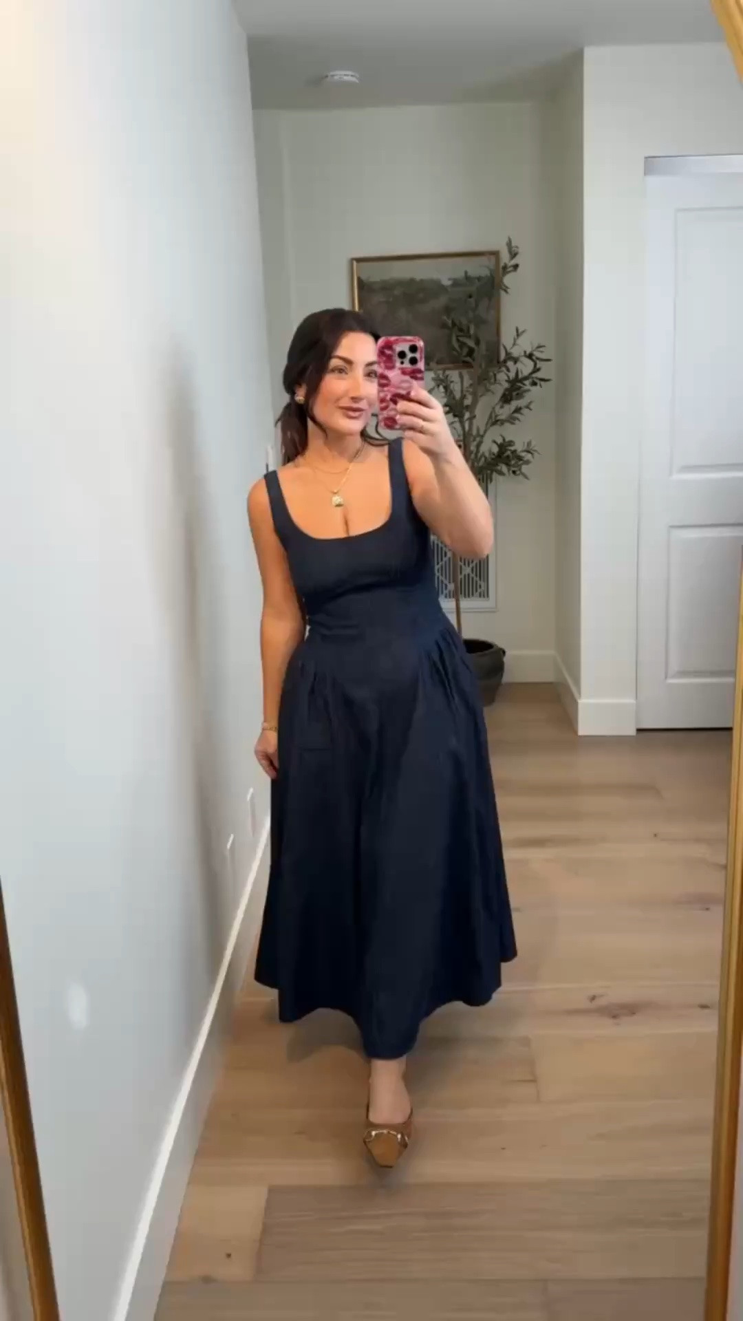 Love a good dark wash denim dress for fall!

Denim midi dress size s petite 

5'0" 135lbs

#LTKootd #LTKSeasonal #LTKPetite