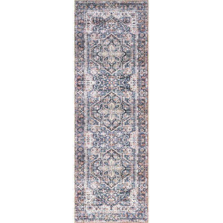 nuLOOM Kay Distressed Stain-Resistant Machine Washable Area Rug | Target