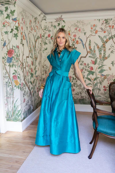 Bettina Dress - Jade | Julia Amory