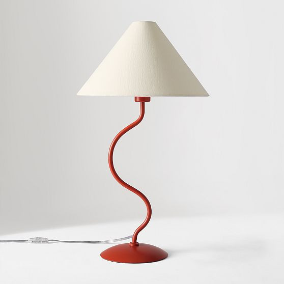 Kids Zigzag Table Lamptable Lampmetalrooibos Tea24 Inch | West Elm (US)