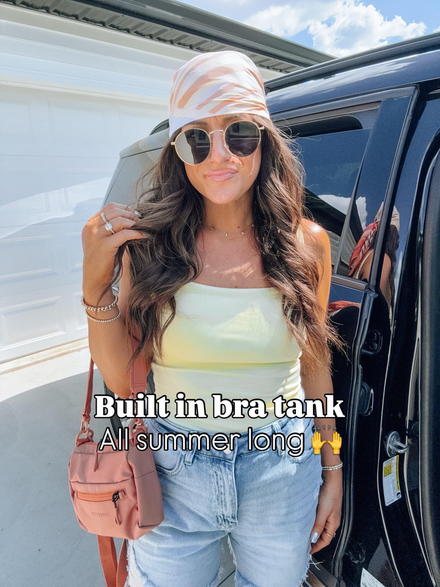 Summer outfit ☀️ best built in bra tanks!!

#LTKootd #LTKPetite #LTKSeasonal