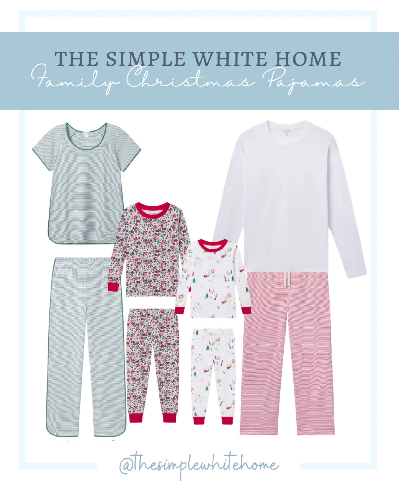 Coordinating Christmas pajamas for the whole family. 

#LTKHoliday #LTKSeasonal #LTKFamily
