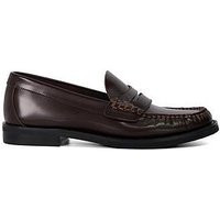Dune London Ginnie Leather Loafer - Burgundy | Very (UK)