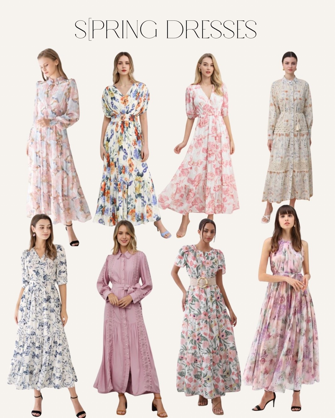 Spring called — and it wants you in florals. 🌷
Easter Sunday, a garden brunch, a spring wedding — these dresses were made for your most beautiful moments this season. I've been rounding up the prettiest floral maxi dresses that photograph beautifully, fit true to size, and come from brands with great customer reviews and easy returns. Whether you love soft blush pinks, bold botanicals, or that timeless blue-and-white toile moment, there is something in this edit for every spring occasion.

A few things I love about this round-up:
🌿 Flattering silhouettes that work for multiple body types
🌿 Lightweight fabrics perfect for spring weather
🌿 Price points from splurge-worthy to everyday affordable
🌿 Verified high customer ratings & reliable shipping
Save this post and share it with a friend who needs a dress for Easter or a spring event! 💐
#LTKspring #LTKstyletip #LTKseasonal #LTKover40 #LTKwedding #LTKfindsunder100 #springdresses #easterdress #floraldress #springfashion #LucyJoHome #springoutfit #mididress #maxidress #weddingguest #gardenparty