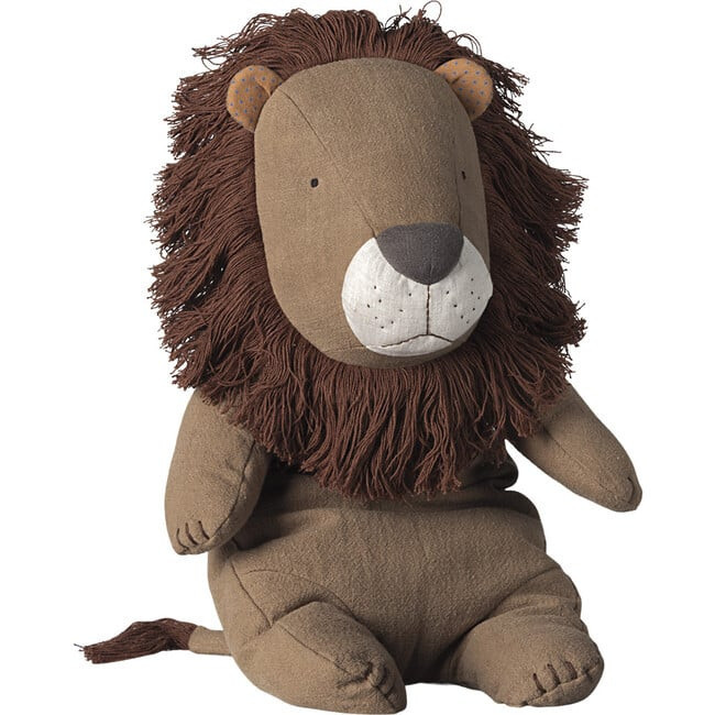 Baby Toys | Kids Toys | Lion, Big (Brown) | Maileg from Maisonette | Maisonette