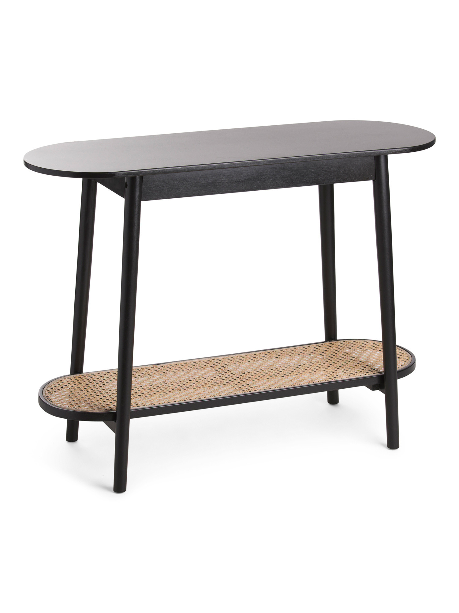 Oval Cane Console Table | TJ Maxx