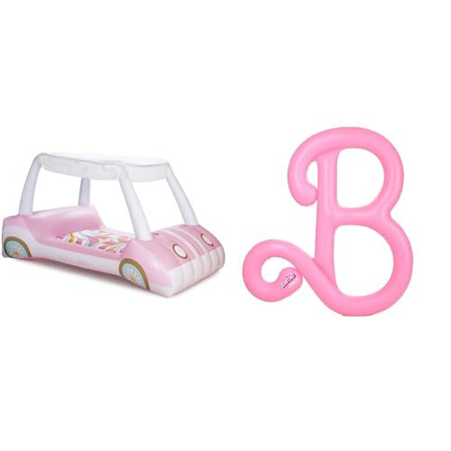 FUNBOY & Malibu Barbie 50th Anniversary Golf Cart Pool Float Bundle with Barbie The Movie Iconic B Inflatable | Amazon (US)