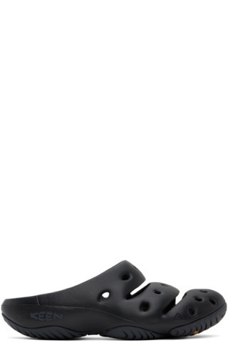 KEEN - Black Yogui Clogs | SSENSE