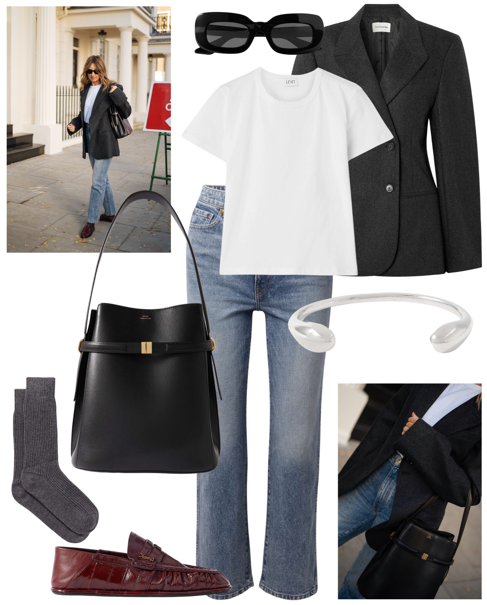 Net-A-Porter Look 1 Edit | collage | jeans | NAP | jewellery | blazer | earrings | sunglasses | boots | winter | autumn | workwear | October | all black | London


#LTKuk #LTKeurope #LTKautumn