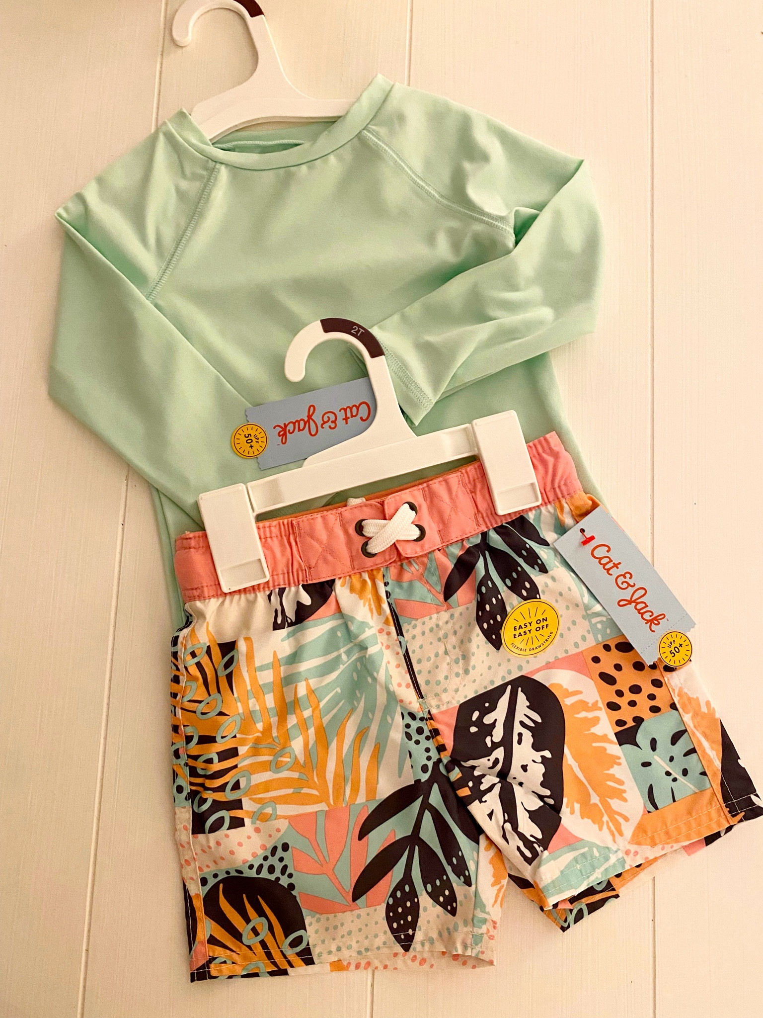 Toddler boy swim from Target! Rash guard top $12 and swim trunks $10. Bought a size 2T in both. 

#LTKFind #LTKkids #LTKswim