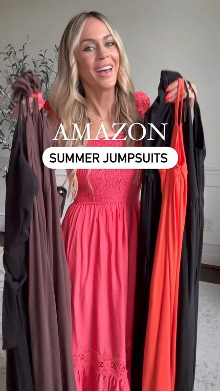 Amazon jumpsuits for summer! Wearing the smallest size in each. These are perfect for casual outfit days or would be great to take on your next vacation! Love how glowy and easy they are 🙌🏻


#vacationoutfit #casualoutfit #petiteoutfit

#LTKStyleTip #LTKOver40 #LTKFindsUnder50