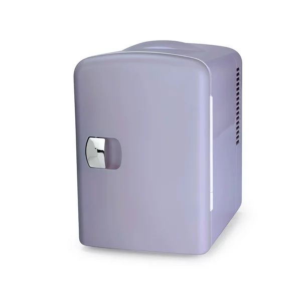 Personal Chiller 6 Can Mini Fridge Beverage and Skincare Refrigerator, Lavender - Walmart.com | Walmart (US)