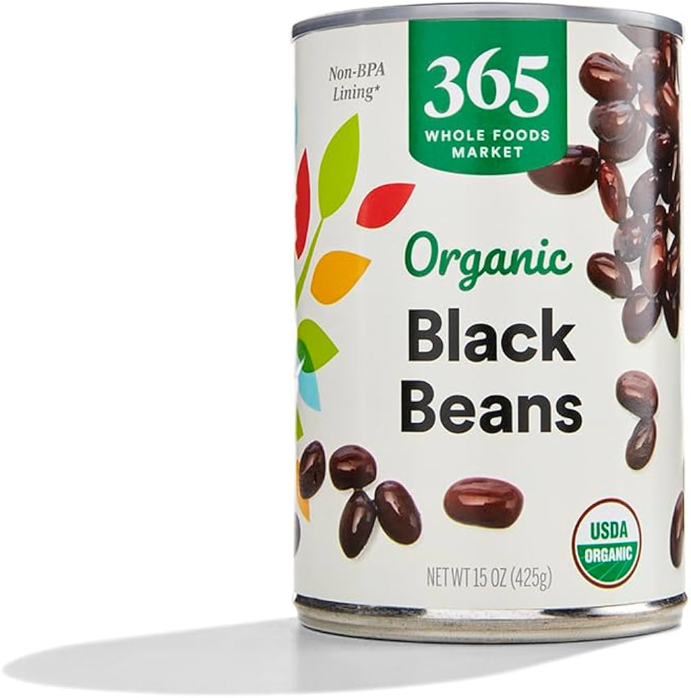 365 by Whole Foods Market, Organic Black Beans, 15 Ounce | Amazon (US)