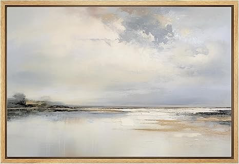 wall26 Framed Canvas Print Wall Art Storm Cloud Lake Reflection Nature Wilderness Illustrations F... | Amazon (US)